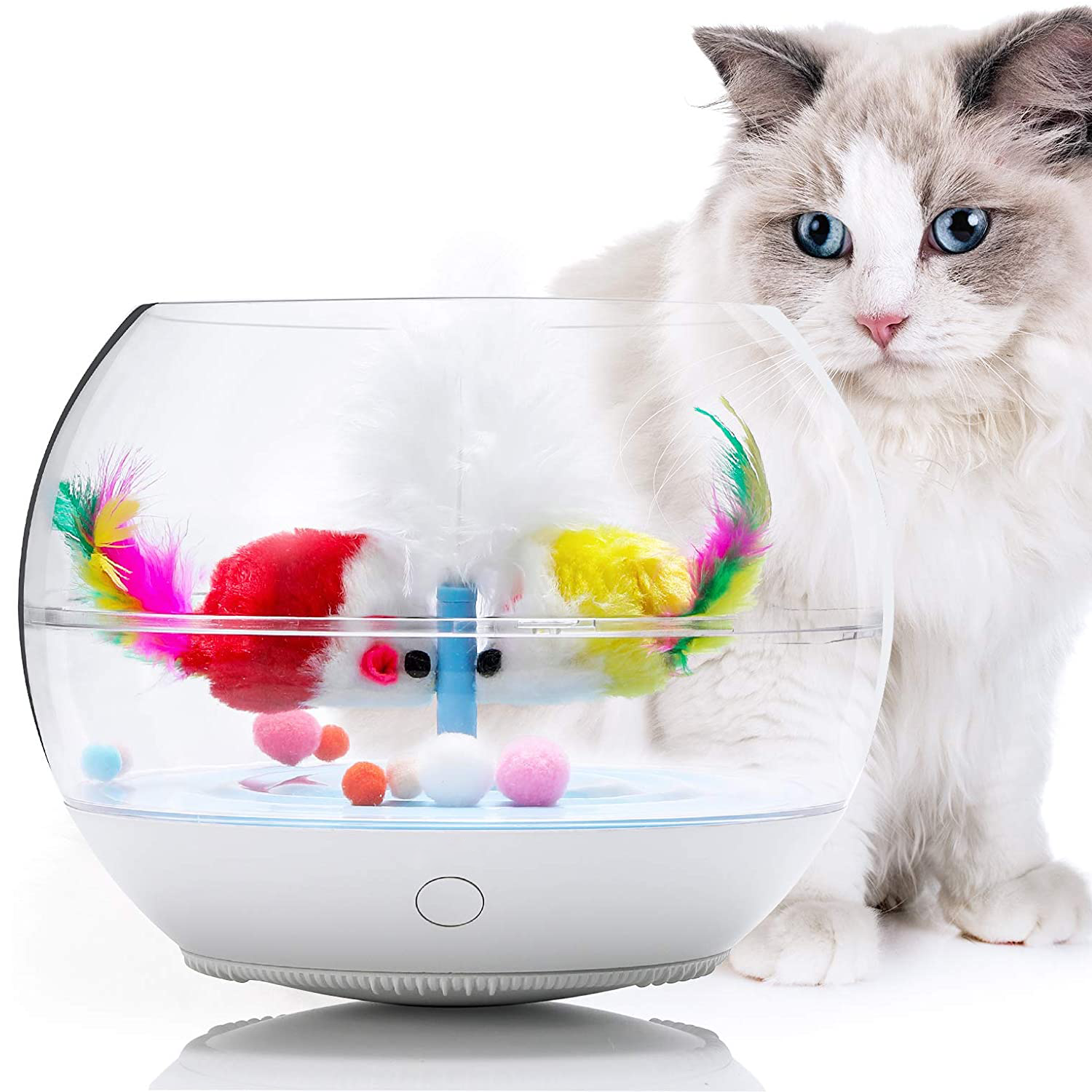 Dancing Fish Toy for Indoor Cats & Small Dogs – Motion Sensor Cat